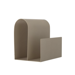 Porte revues ENYA marron clair en métal