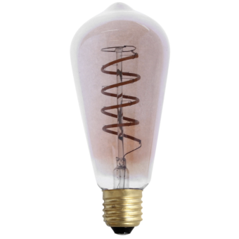Ampoule LED vintage Twist 8W E27 ambre