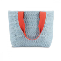 Sac panier bleu/orange