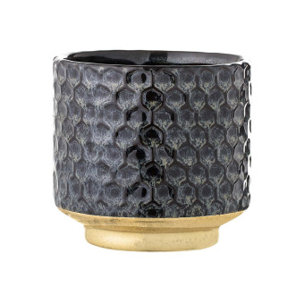 Pot de fleurs EARL bleu