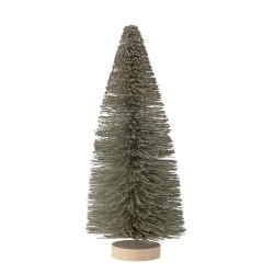 Sapin décoratif droit OYBEK vert en sisal petit modèle