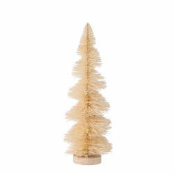 Sapin décoratif en spirale OYBEK nature en sisal grand modèle
