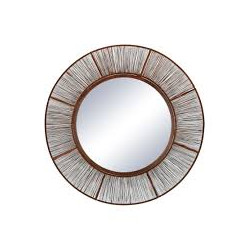 Miroir LARA rouille D60 cm