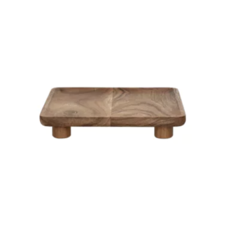 Plat KAY bois d'acacia