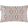 Coussin BARTOLO rouille écru