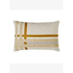 Coussin SCOTT écru jaune