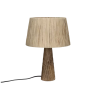 Lampe de table AGNES en bois de manguier