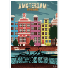 Affiche AMSTERDAM 50 x 70