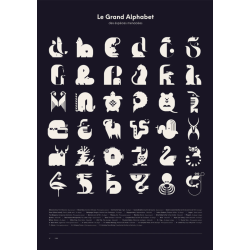 Affiche LE GRAND ALPHABET 50 x 70