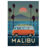 Affiche MALIBU 50 x 70