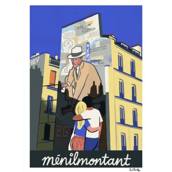 Affiche MENILMONTANT 29,7 x 42
