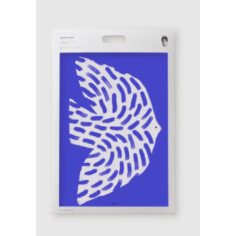 Affiche OISEAU BLEU 50 x 70