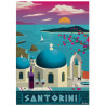 Affiche SANTORINI 50 x 70