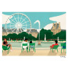 Affiche TUILERIES 50 x 70