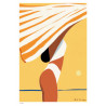 Affiche YELLOW BEACHTOWEL 50 x 70