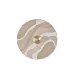 Applique SONIA LAUDET malachite sable D40