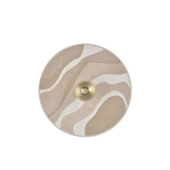 Applique SONIA LAUDET malachite sable D40