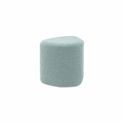 Pouf EVE bouclette vert d'eau