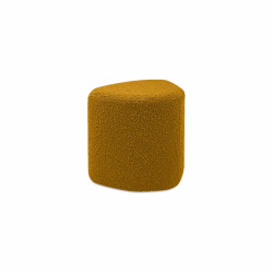 Pouf EVE bouclette ocre