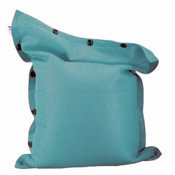 Pouf MESH bleu tile