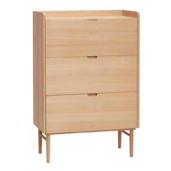 Commode haute HIDE 3 tiroirs