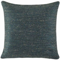 Housse de coussin ORSSO bleu pétrole chiné Housse de coussin ORSSO bleu pétrole chiné