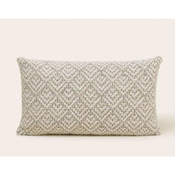 Coussin EREBUS ivoire et grisé Coussin EREBUS ivoire et grisé