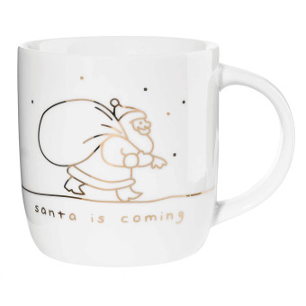 Mug NOËL blanc et doré