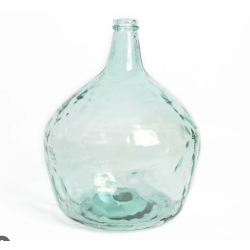 Vase Dame- Jeanne transparente H 42 cm