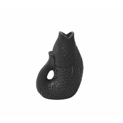 Vase POISSON noir petit modèle