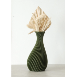 Vase AGAMI vert sapin