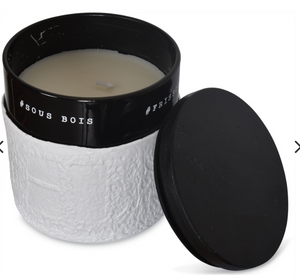 Bougie Empreinte sous bois