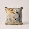 Coussin Madagascar naturel et ocre