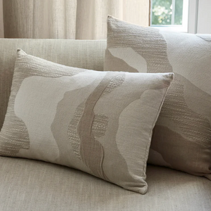 Coussin Selenie beige minéral