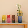 Photophore en verre 'Lys' Pink