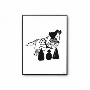 Affiche Jeux Olympiques - Equitation