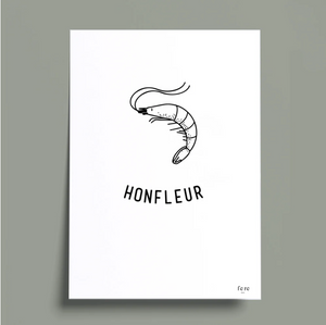 Affiche Ville - Honfleur