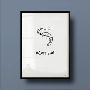 Affiche Ville - Honfleur