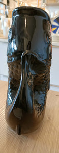 Vase POISSON céramique NOIR