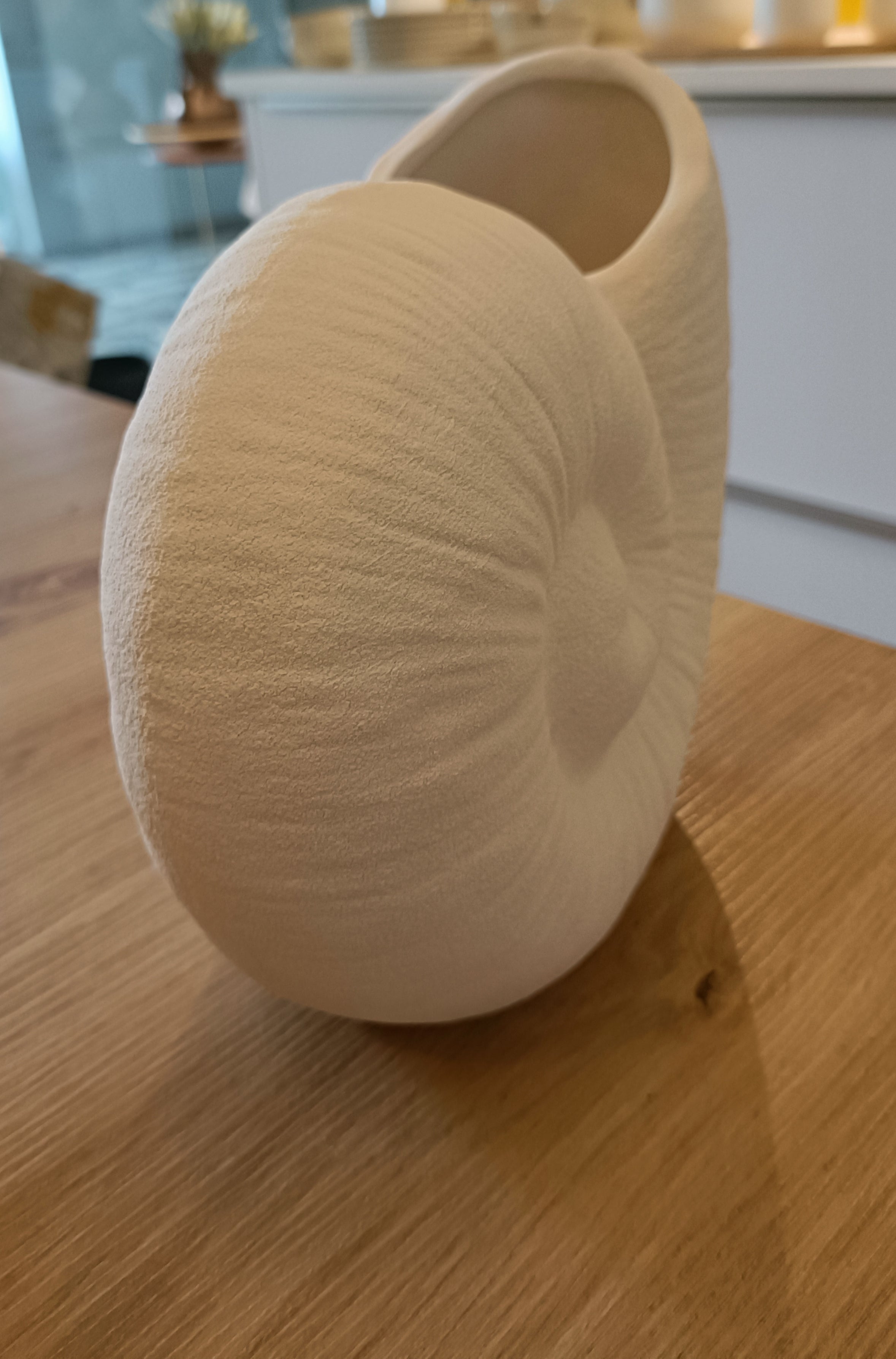 Vase céramique COQUILLAGE Blanc