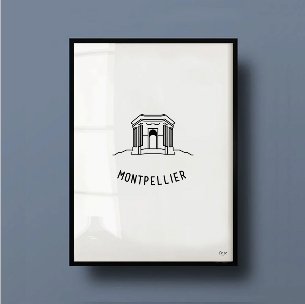 Affiche Ville - Montpellier