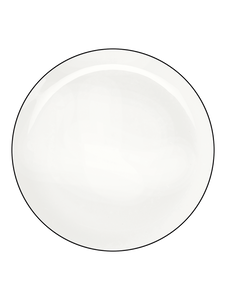 Assiette - LISERÉ noir