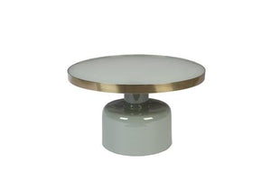 Table basse glam verte