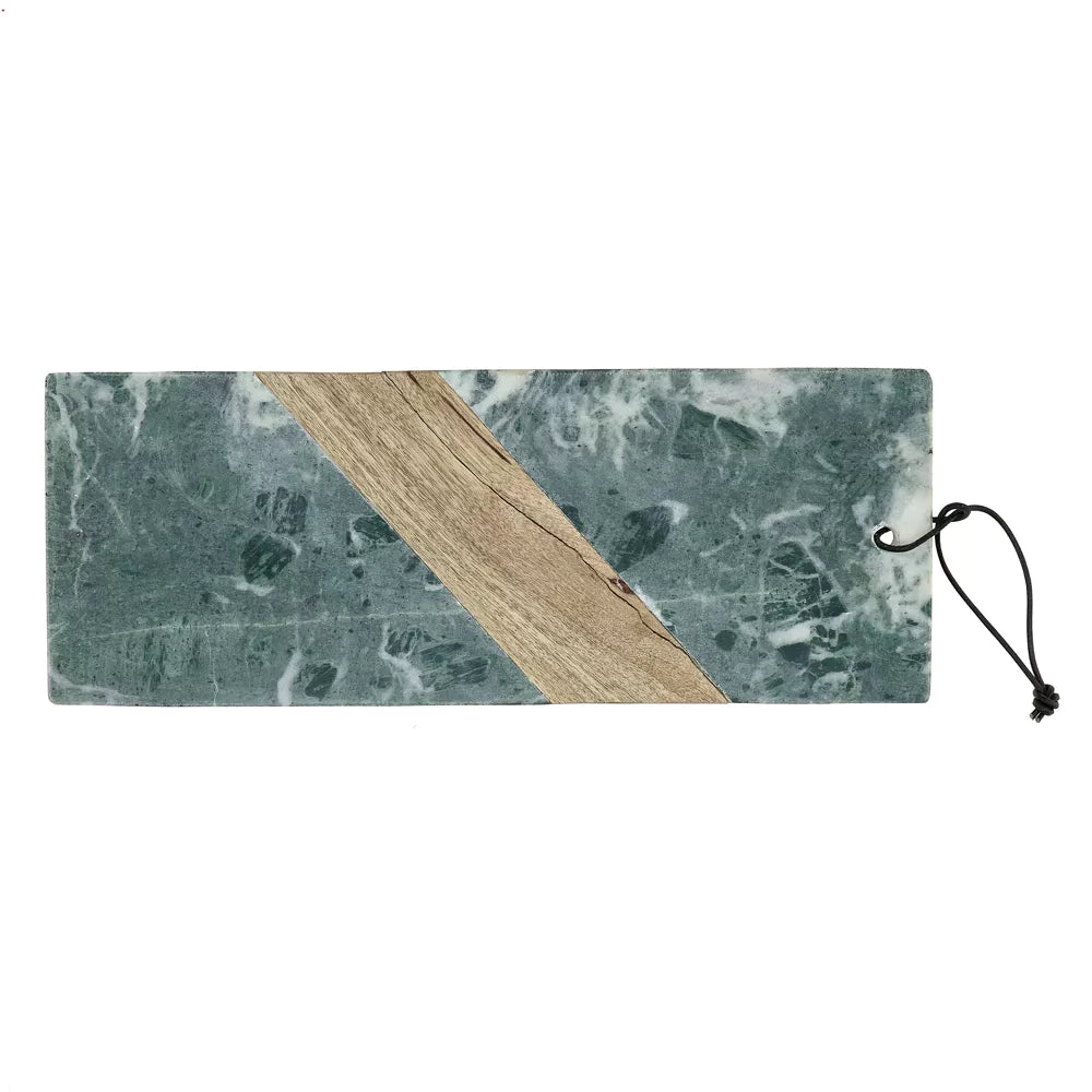 Planche à découper - OREGON - marbre/ bois d'acacia
