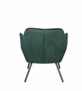 Fauteuil lounge - velvet green