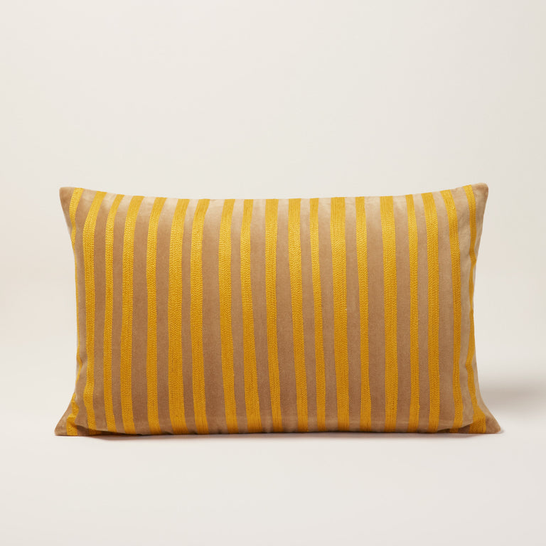 Coussin - ocre - MYRTO
