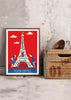 Affiche Tour Eiffel - Paul Thurlby